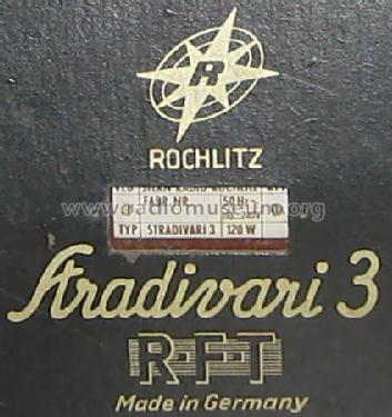 Stradivari 3 1142.008-00006 Sp; Stern-Radio Rochlitz (ID = 458385) Radio