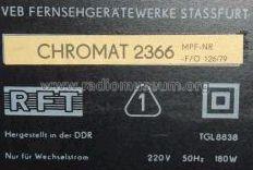 Chromat 2366; Stern-Radio Staßfurt (ID = 200412) Televisión