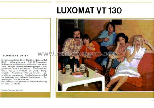 Luxomat VT 130; Stern-Radio Staßfurt (ID = 1313474) Televisión