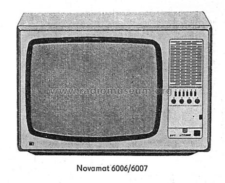 Novamat 6006; Stern-Radio Staßfurt (ID = 1717788) Televisore