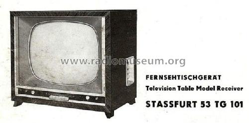Stassfurt 53TG101; Stern-Radio Staßfurt (ID = 1596904) Fernseh-E