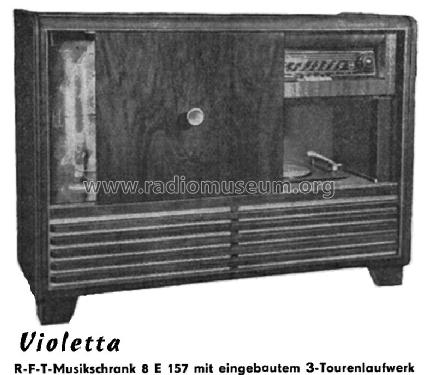 Violetta 8E157; Stern-Radio Staßfurt (ID = 679925) Radio