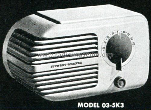 03-5K3 Ch= 03-5K; Stewart Warner Corp. (ID = 1821453) Radio