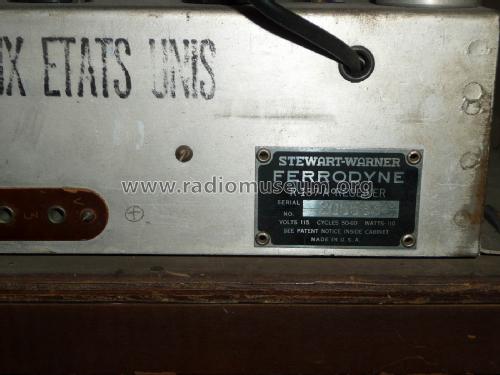 R-1375-X 'Ferrodyne' Ch= R-137-A; Stewart Warner Corp. (ID = 1787021) Radio