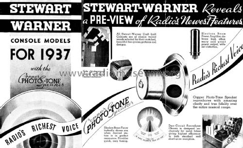 1455 Ch= R-145; Stewart Warner Corp. (ID = 3023982) Radio