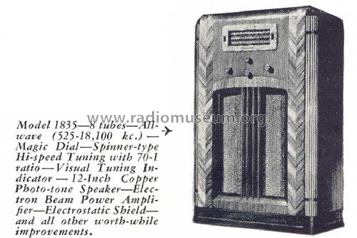1835 Ch= R-183; Stewart Warner Corp. (ID = 1018807) Radio