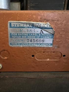 1835 Ch= R-183; Stewart Warner Corp. (ID = 3018012) Radio