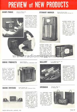 1915 Ch= R-191D; Stewart Warner Corp. (ID = 1019332) Radio
