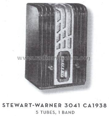 3041 Ch= R-304; Stewart Warner Corp. (ID = 1563285) Radio