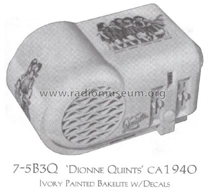 7-5B3Q Dionne Quints ; Stewart Warner Corp. (ID = 1516773) Radio