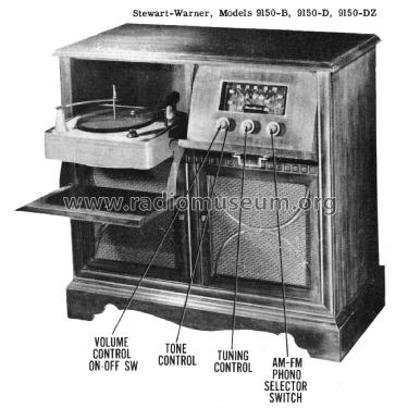 9150-B ; Stewart Warner Corp. (ID = 2003426) Radio