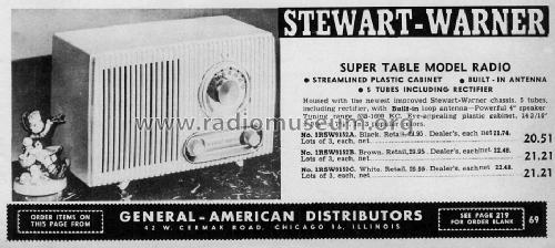 9152-C ; Stewart Warner Corp. (ID = 1521651) Radio