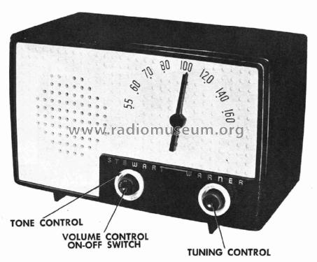 9165-B ; Stewart Warner Corp. (ID = 3139798) Radio
