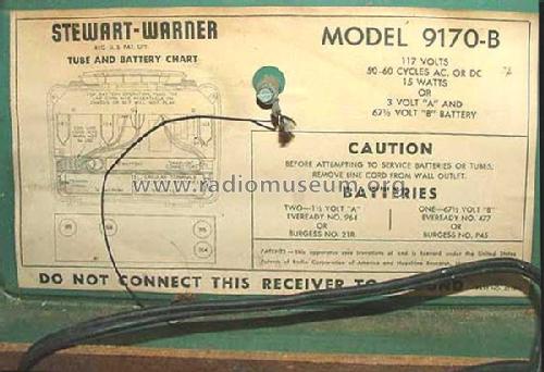 Gadabout 9170-B; Stewart Warner Corp. (ID = 301660) Radio