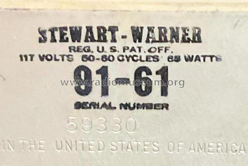 91-611 Ch= 91-61; Stewart Warner Corp. (ID = 2965311) Radio