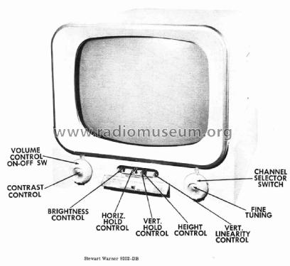 9202-DB; Stewart Warner Corp. (ID = 3017405) Television