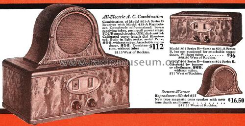 All Electric A.C. Combination ; Stewart Warner Corp. (ID = 1374925) Radio