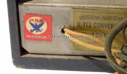 Converter R-113 ; Stewart Warner Corp. (ID = 662332) Converter