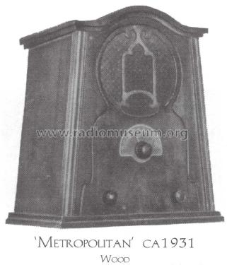 Metropolitan 501A; Stewart Warner Corp. (ID = 1515546) Radio