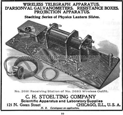 Loose Coupler Receiving Station No. 2681; Stoelting Co.; (ID = 2044411) Crystal