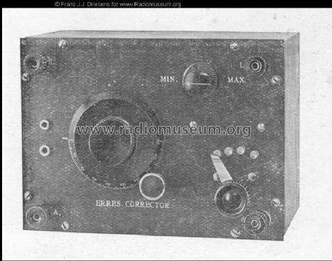 Erres Corrector ; Erres, Van der Heem (ID = 60585) Antenna