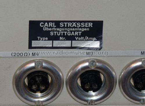 SMP935; Strässer GmbH & Co. (ID = 641226) Ampl/Mixer