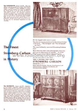 1135 PLM The Autograph; Stromberg-Carlson Co (ID = 1175918) Radio