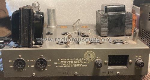 Amplifier AM-43; Stromberg-Carlson Co (ID = 2842391) Ampl/Mixer