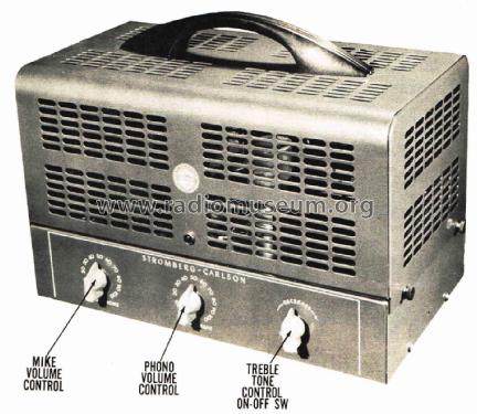 Amplifier AU-42; Stromberg-Carlson Co (ID = 2934515) Ampl/Mixer