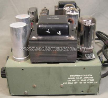 Amplifier AU-57; Stromberg-Carlson Co (ID = 973943) Ampl/Mixer