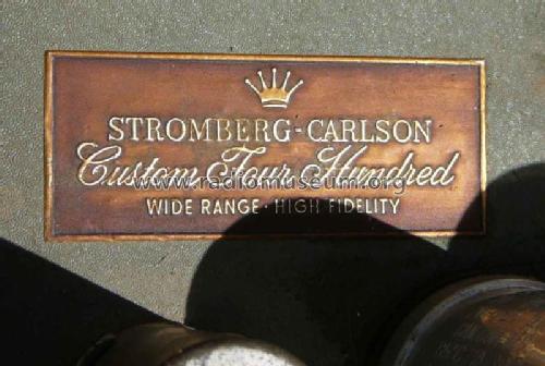 Custom Four Hundred AR-420 ; Stromberg-Carlson Co (ID = 459820) Ampl/Mixer