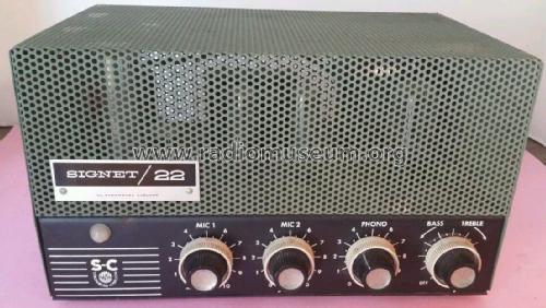 Signet 22 SAU-22; Stromberg-Carlson Co (ID = 1798850) Ampl/Mixer