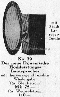 Beteco Dynamischer Hochleistungslautsprecher 39; Strumpf GmbH, (ID = 1537832) Speaker-P