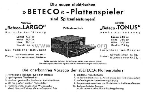 Beteco Tonus; Strumpf GmbH, (ID = 792568) Reg-Riprod