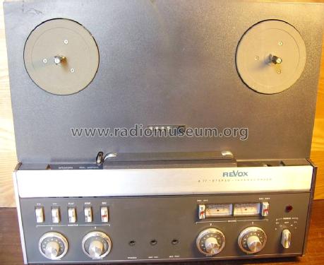 Revox A77 Mk I CS; Studer GmbH, Willi (ID = 464031) R-Player