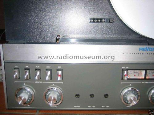 Revox A77 Mk IV CM; Studer GmbH, Willi (ID = 144621) R-Player