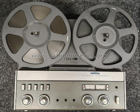 Revox A77 Mk IV CS; Studer GmbH, Willi (ID = 3090309) Enrég.-R