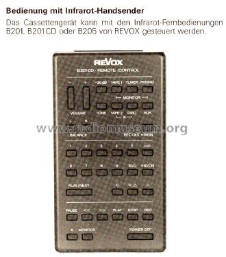 ReVox B215; Studer GmbH, Willi (ID = 1041041) Enrég.-R