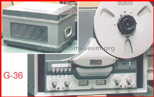 Revox G36; Studer GmbH, Willi (ID = 32487) R-Player