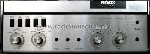 A50; Studer-Revox; (ID = 392897) Ampl/Mixer