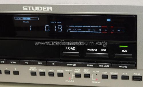 Compact Disc Recorder D740; Studer-Revox; (ID = 2838028) R-Player