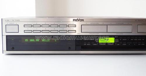 Revox FM Tuner B260; Studer-Revox; (ID = 2867815) Radio