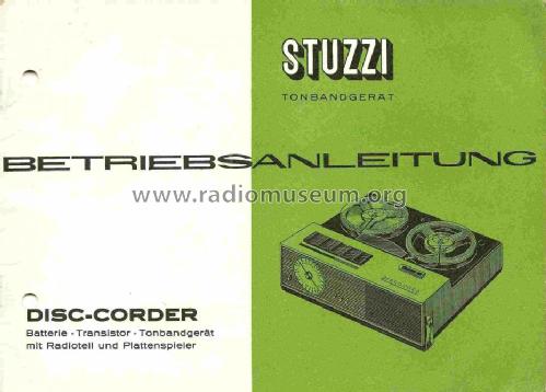 Discorder 1102B; Stuzzi Ges. mbH; (ID = 679257) Radio