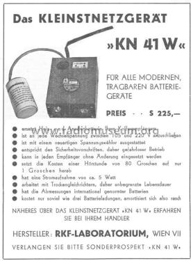 RKF-Kleinstnetzgerät KN41W; Stuzzi Ges. mbH; (ID = 2063813) Power-S