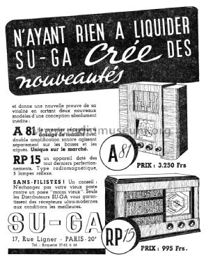 A81; SU-GA Suga; Paris, (ID = 2143586) Radio