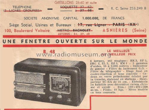 R48; SU-GA Suga; Paris, (ID = 2614824) Radio