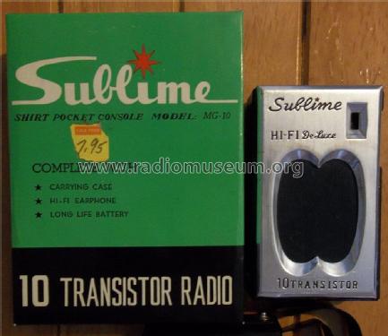 Hi-Fi De Luxe 10 Transistor MG-10; Sublime - Ramson (ID = 2372035) Radio