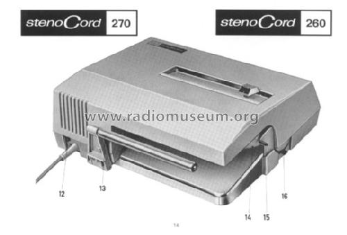 Stenocord 270; Süd-Atlas-Werke, (ID = 112883) R-Player