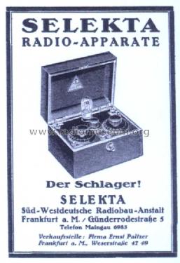 Audion S1; Süd-Westdeutsche (ID = 1204041) Radio