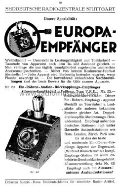 VRE I; Süddeutsche Radio- (ID = 1284240) Radio